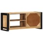 Mueble para la TV 80x30x35 madera maciza mango rugosa en Muebles TV | Comprar online en Foru.es
