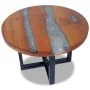 Mesa de centro de resina de teca 60 cm de vidaXL, Mesas de centro - Ref: Foro24-243466, Precio: 150,75 €, Descuento: %