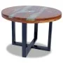 Mesa de centro de resina de teca 60 cm de vidaXL, Mesas de centro - Ref: Foro24-243466, Precio: 150,75 €, Descuento: %
