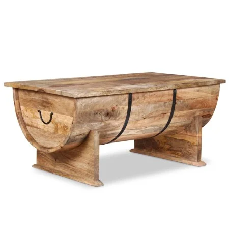 Mesa de centro de madera maciza de mango 88x50x40 cm de vidaXL, Mesas de centro - Ref: Foro24-243977, Precio: 186,86 €, Descu...