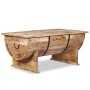 Mesa de centro de madera maciza de mango 88x50x40 cm de vidaXL, Mesas de centro - Ref: Foro24-243977, Precio: 183,01 €, Descu...