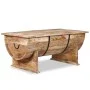 Mesa de centro de madera maciza de mango 88x50x40 cm de vidaXL, Mesas de centro - Ref: Foro24-243977, Precio: 186,86 €, Descu...