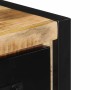 Mueble para la TV 100x30x25 madera maciza mango rugosa en Muebles TV | Comprar online en Foru.es