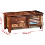 Mueble auxiliar para TV Hi-Fi madera maciza reciclada de vidaXL, Muebles TV - Ref: Foro24-241629, Precio: 236,19 €, Descuento: %