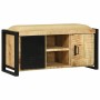 Gabinete de banco Marrón Madera maciza de Mango en Bancos para recibidores y almacenamiento | Comprar online en Foru.es