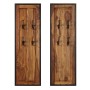 Percheros 2 unidades de madera maciza de sheesham de vidaXL, Percheros para sombreros y abrigos - Ref: Foro24-246232, Precio:...