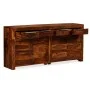 Aparador de madera maciza de sheesham 160x35x75 cm de vidaXL, Aparadores - Ref: Foro24-243943, Precio: 616,11 €, Descuento: %