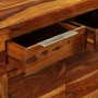 Aparador de madera maciza de sheesham 160x35x75 cm de vidaXL, Aparadores - Ref: Foro24-243943, Precio: 689,46 €, Descuento: %