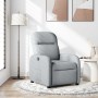 Sillón reclinable de tela gris claro en Sillones | Comprar online en Foru.es