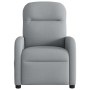 Sillón reclinable de tela gris claro en Sillones | Comprar online en Foru.es