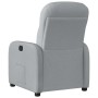 Sillón reclinable de tela gris claro en Sillones | Comprar online en Foru.es