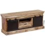 Mueble TV 2 puertas correderas madera maciza mango 110x30x45 cm de vidaXL, Muebles TV - Ref: Foro24-244019, Precio: 324,27 €,...