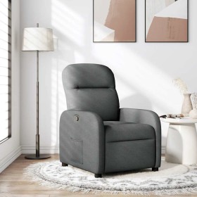 Sillón reclinable de tela gris oscuro en Sillones | Comprar online en Foru.es