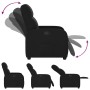 Sillón reclinable de tela negro en Sillones | Comprar online en Foru.es