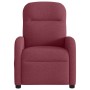 Sillón reclinable de tela rojo tinto en Sillones | Comprar online en Foru.es
