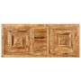 Escritorio de madera maciza de mango 118x50x75 cm de vidaXL, Escritorios - Ref: Foro24-246338, Precio: 238,60 €, Descuento: %