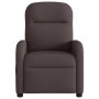 Sillón reclinable de tela marrón oscuro en Sillones | Comprar online en Foru.es