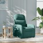 Sillón reclinable de tela verde oscuro en Sillones | Comprar online en Foru.es
