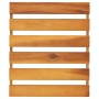 Estantería plegable 3 alturas madera acacia marrón 43x31x63 cm de vidaXL, Librerías y estanterías - Ref: Foro24-153329, Preci...