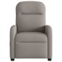 Sillón reclinable de tela gris taupe en Sillones | Comprar online en Foru.es