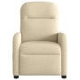 Sillón reclinable de tela crema en Sillones | Comprar online en Foru.es