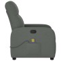 Sillón reclinable de masaje de tela gris oscuro en Sillones | Comprar online en Foru.es