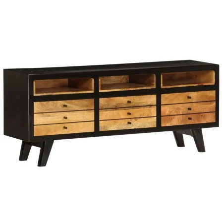 Mueble para TV de madera maciza de mango 120x30x50 cm de vidaXL, Muebles TV - Ref: Foro24-246326, Precio: 187,63 €, Descuento: %