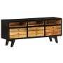Mueble para TV de madera maciza de mango 120x30x50 cm de vidaXL, Muebles TV - Ref: Foro24-246326, Precio: 187,72 €, Descuento: %