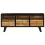 Mueble para TV de madera maciza de mango 120x30x50 cm de vidaXL, Muebles TV - Ref: Foro24-246326, Precio: 187,63 €, Descuento: %