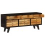 Mueble para TV de madera maciza de mango 120x30x50 cm de vidaXL, Muebles TV - Ref: Foro24-246326, Precio: 187,72 €, Descuento: %