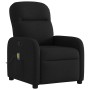 Sillón reclinable de masaje de tela negro en Sillones | Comprar online en Foru.es