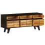Mueble para TV de madera maciza de mango 120x30x50 cm de vidaXL, Muebles TV - Ref: Foro24-246326, Precio: 187,72 €, Descuento: %