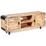 Mueble de TV madera de mango rugosa 120x30x50 cm de vidaXL, Muebles TV - Ref: Foro24-244009, Precio: 231,19 €, Descuento: %