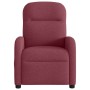 Sillón de masaje reclinable de tela color vino tinto en Sillones | Comprar online en Foru.es