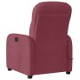 Sillón de masaje reclinable de tela color vino tinto en Sillones | Comprar online en Foru.es