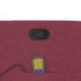 Sillón de masaje reclinable de tela color vino tinto en Sillones | Comprar online en Foru.es