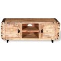 Mueble de TV madera de mango rugosa 120x30x50 cm de vidaXL, Muebles TV - Ref: Foro24-244009, Precio: 231,19 €, Descuento: %