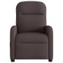 Sillón de masaje reclinable de tela marrón oscuro en Sillones | Comprar online en Foru.es