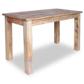 Recycled solid wood dining table 120x60x77 cm by vidaXL, Kitchen and dining tables - Ref: Foro24-244496, Price: 291,77 €, Dis...
