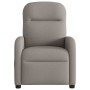 Sillón de masaje reclinable de tela gris taupé en Sillones | Comprar online en Foru.es