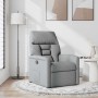 Sillón reclinable de tela gris claro en Sillones | Comprar online en Foru.es