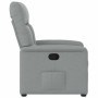 Sillón reclinable de tela gris claro en Sillones | Comprar online en Foru.es