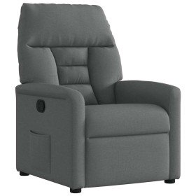 Sillón reclinable de tela gris oscuro en Sillones | Comprar online en Foru.es