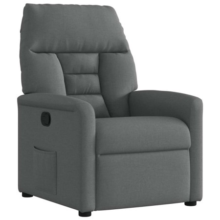 Sillón reclinable de tela gris oscuro en Sillones | Comprar online en Foru.es
