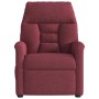 Sillón reclinable de tela rojo tinto en Sillones | Comprar online en Foru.es