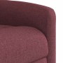 Sillón reclinable de tela rojo tinto en Sillones | Comprar online en Foru.es