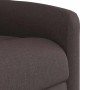Sillón reclinable de tela marrón oscuro en Sillones | Comprar online en Foru.es
