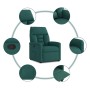Sillón reclinable de tela verde oscuro en Sillones | Comprar online en Foru.es