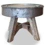 Mesa de centro de madera maciza reciclada plateado 60x45 cm de vidaXL, Mesas de centro - Ref: Foro24-244511, Precio: 150,37 €...