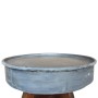 Mesa de centro de madera maciza reciclada plateado 60x45 cm de vidaXL, Mesas de centro - Ref: Foro24-244511, Precio: 150,37 €...